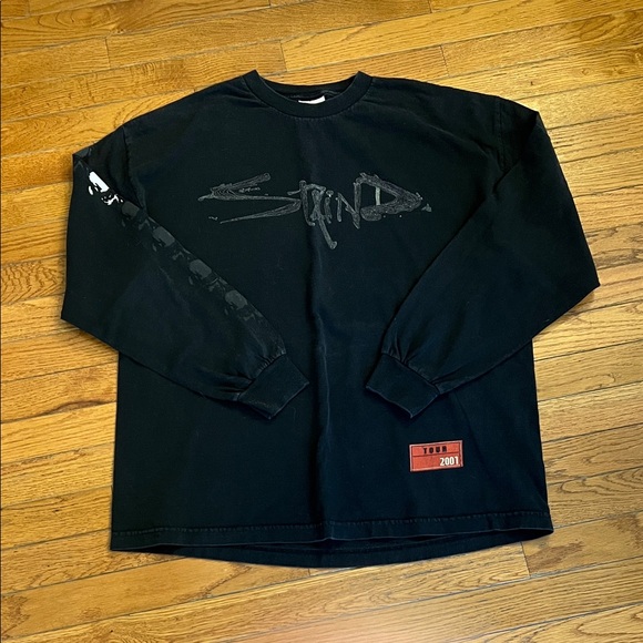Staind 2001 Family Values Tour Black Graphic Long Sleeve Tee - Picture 1 of 4